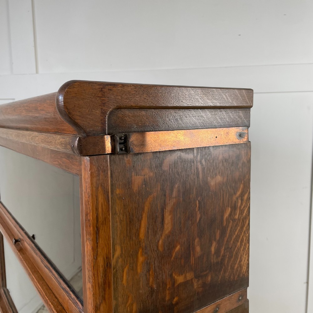 Oak Globe Wernicke Barristers Bookcase View II