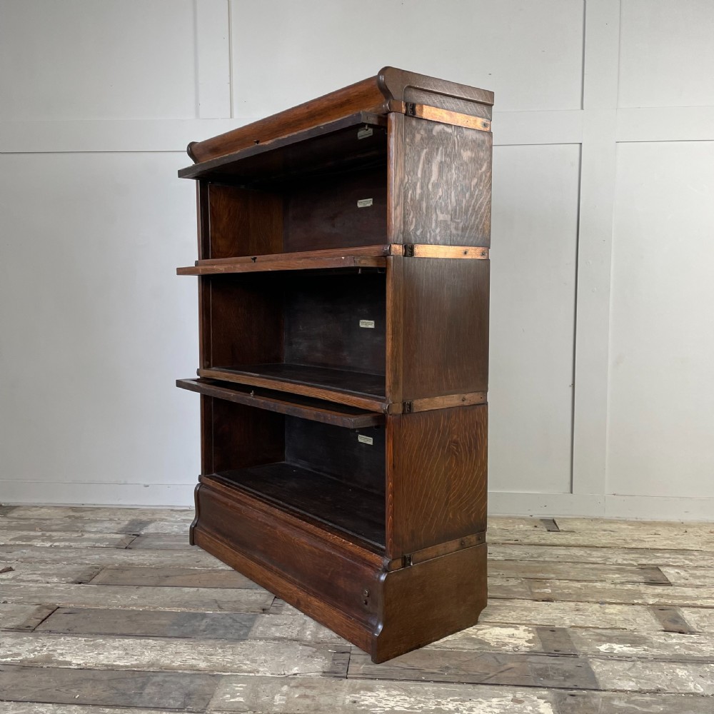 Oak Globe Wernicke Barristers Bookcase View IV
