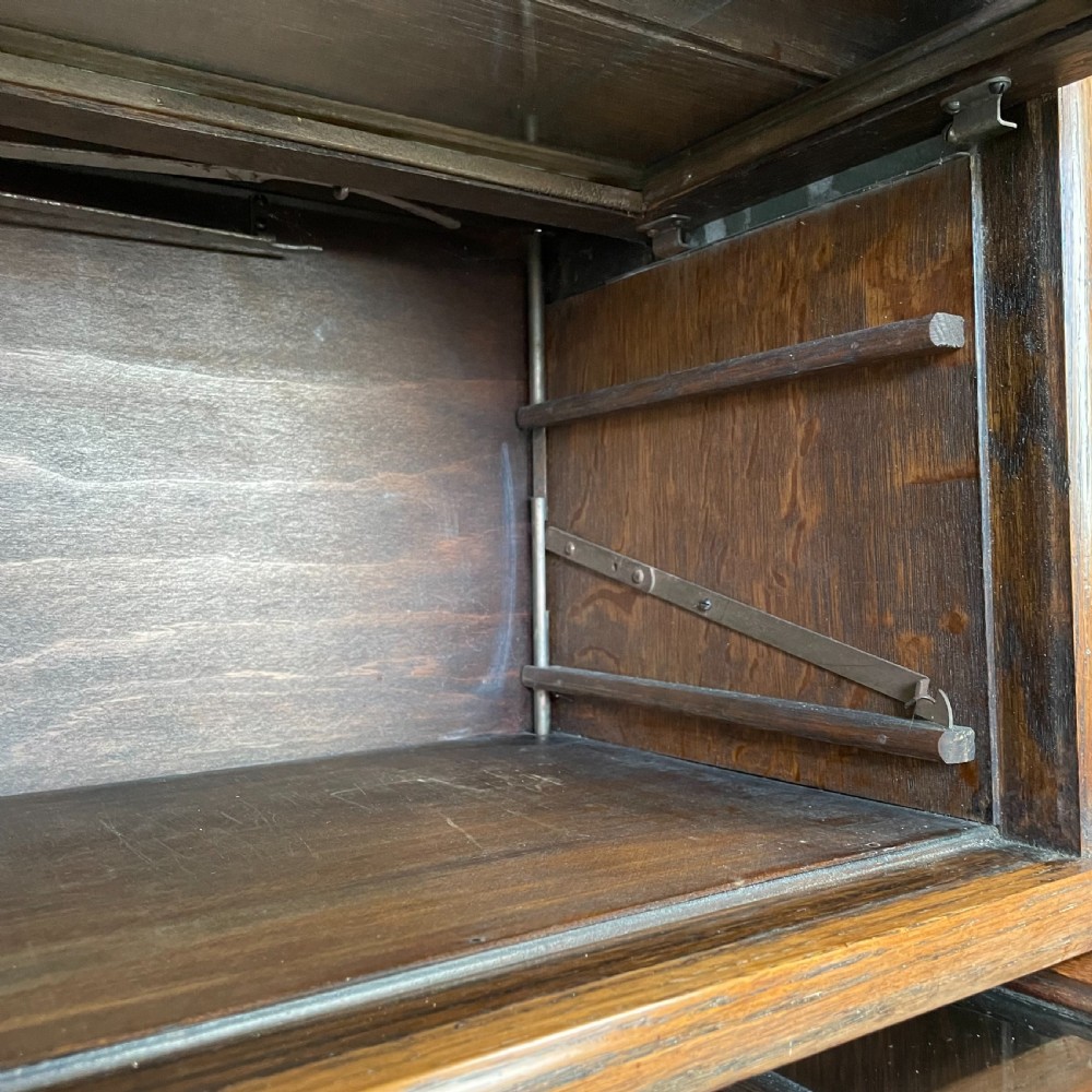Oak Globe Wernicke Barristers Bookcase View V