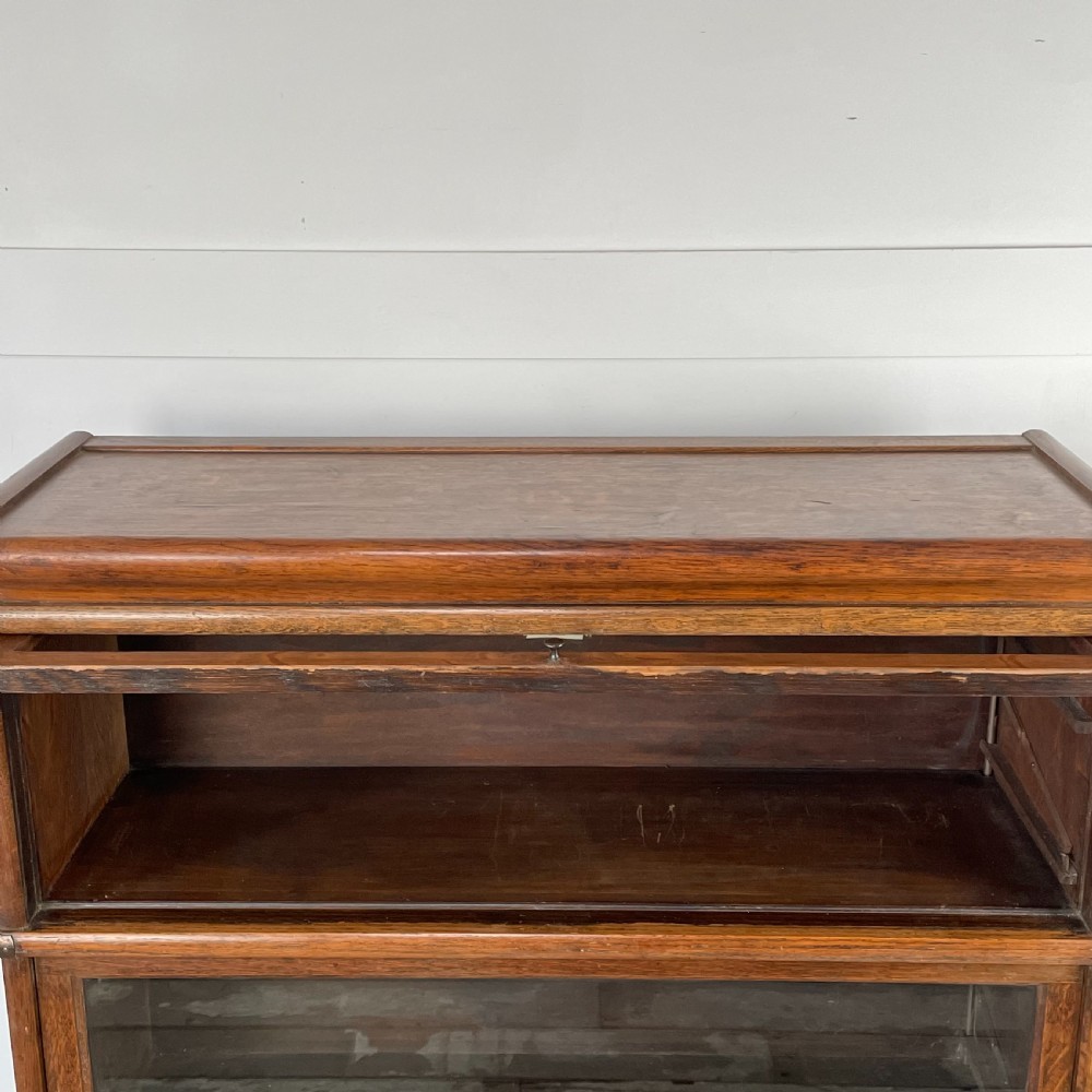 Oak Globe Wernicke Barristers Bookcase View X