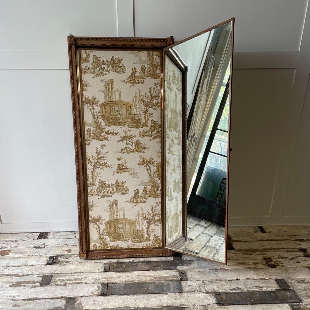 French 19th C. Triptych Mirror - Miroir Brot View IV