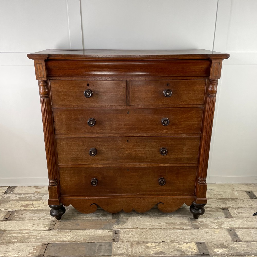 19th C. Welsh Oak Chest of Drawers View II