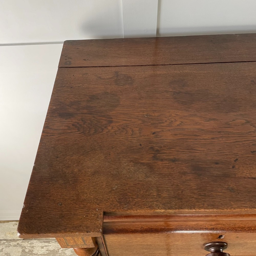 19th C. Welsh Oak Chest of Drawers View XVI