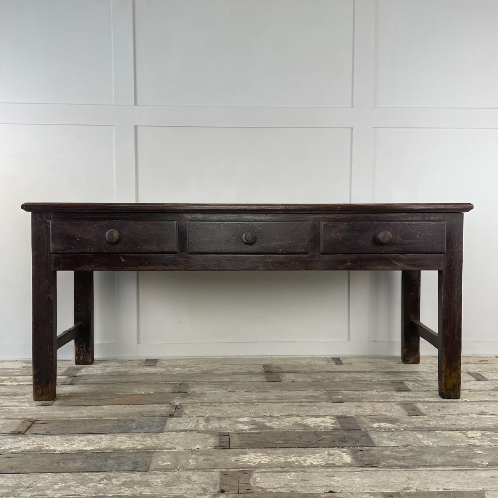 Georgian Painted Pine Prep Table