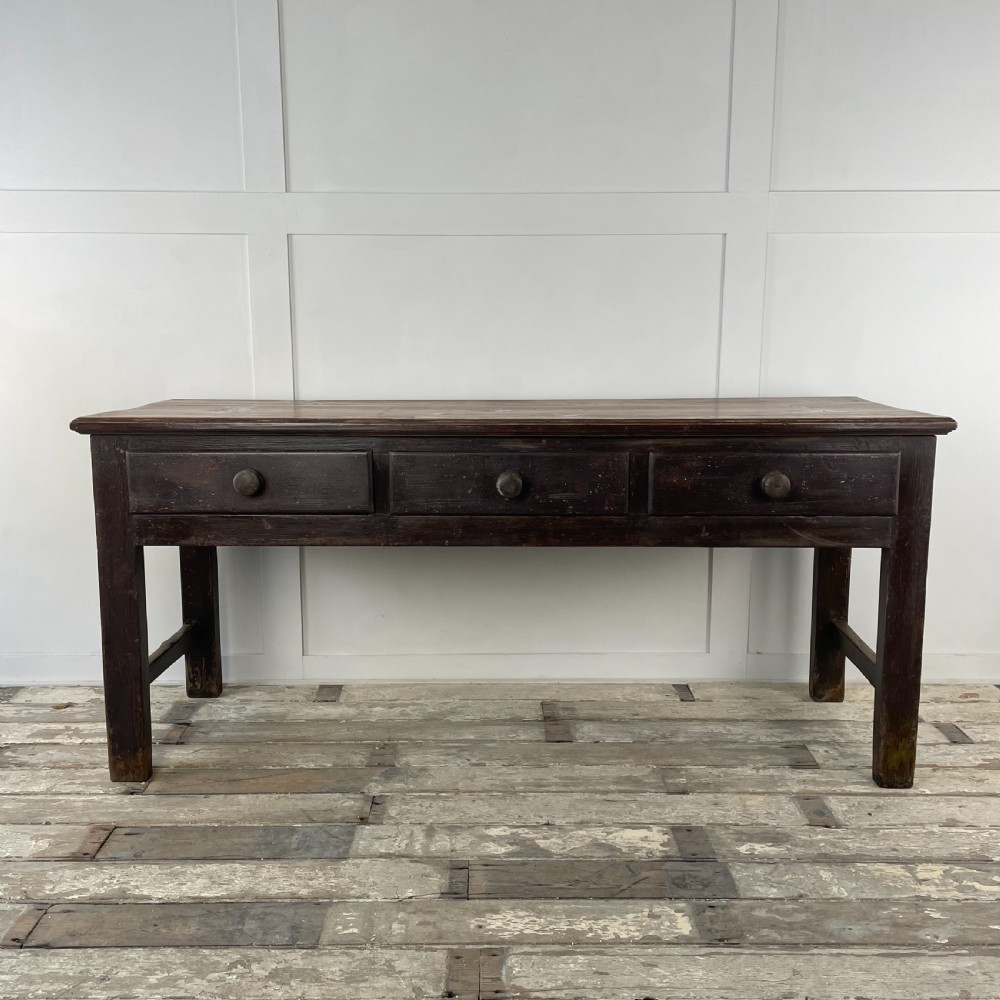 Georgian Painted Pine Prep Table View VII