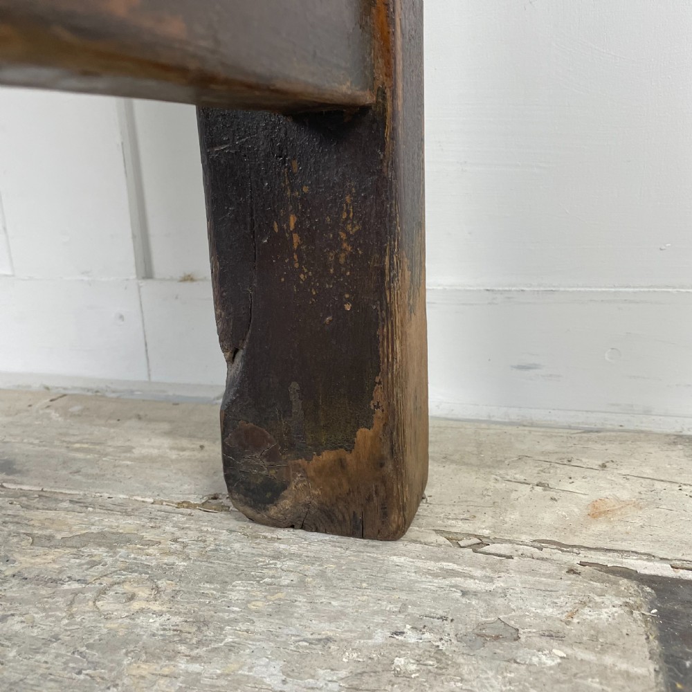 Georgian Painted Pine Prep Table View XV
