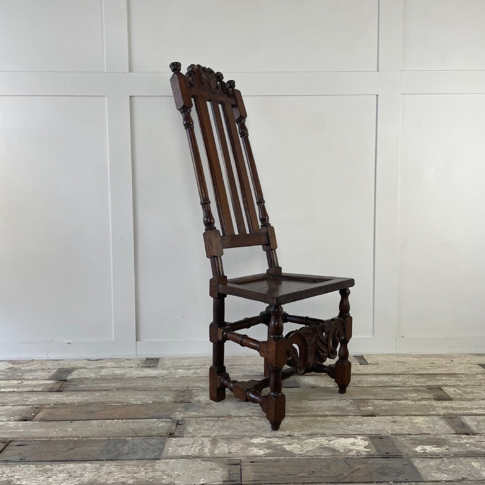 17th C. Oak Hall Chair View XII