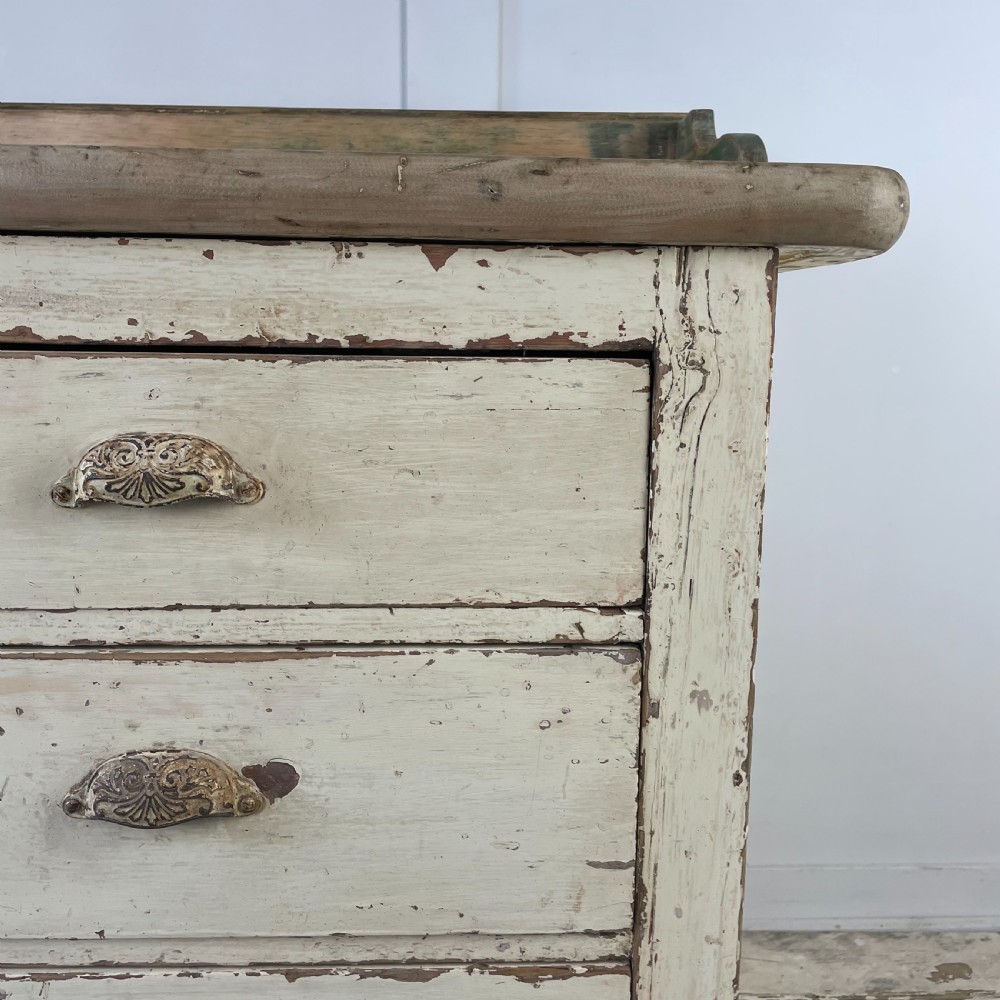 Victorian Pine Kitchen Dresser Base View XII