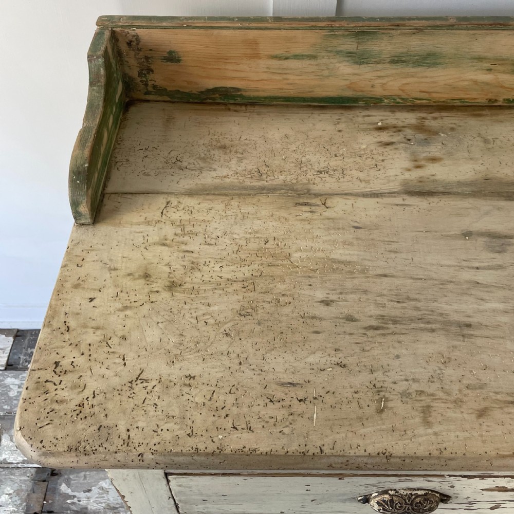 Victorian Pine Kitchen Dresser Base View XV