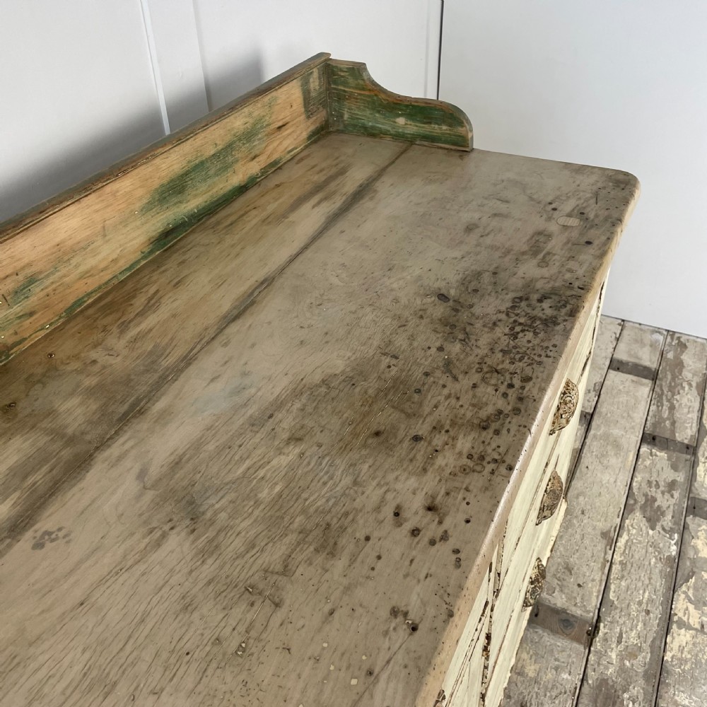 Victorian Pine Kitchen Dresser Base View XVII