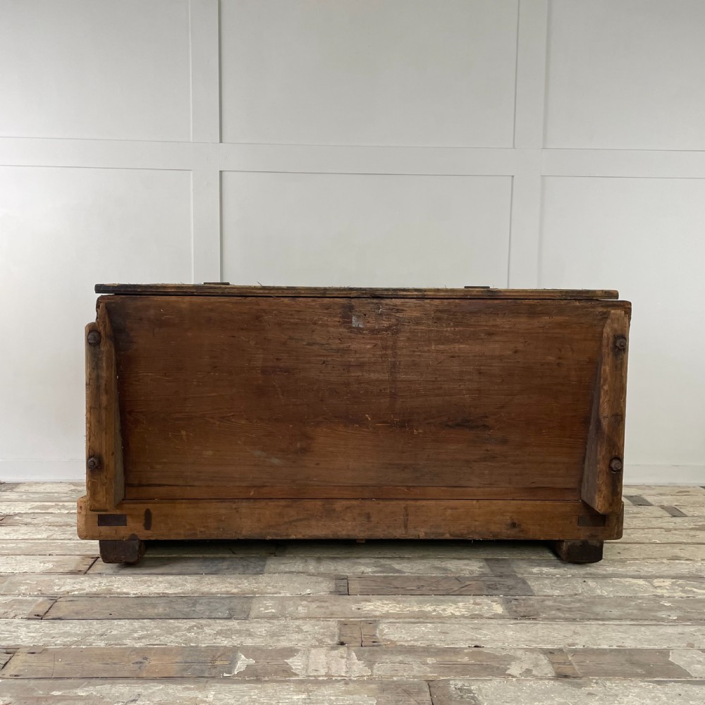 Large 19th C. Pine Dough Bin View II