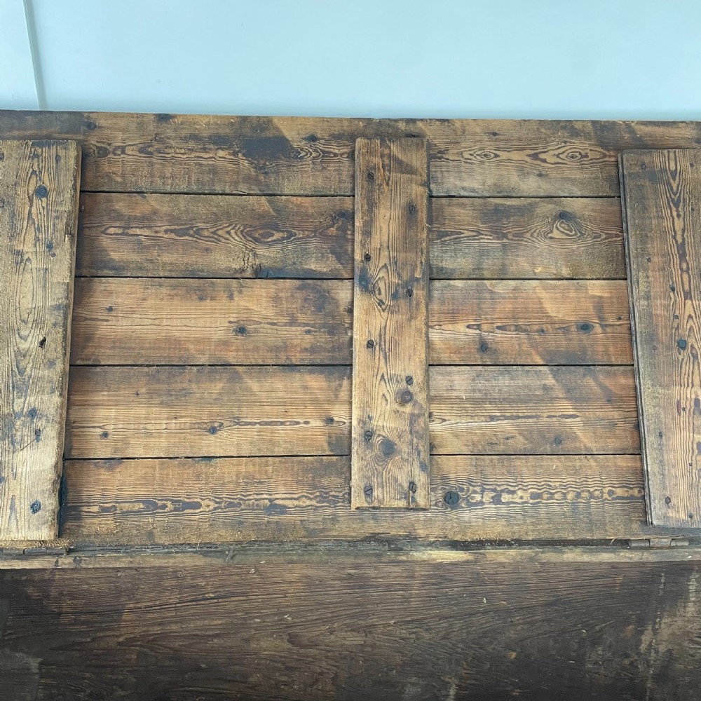 Large 19th C. Pine Dough Bin View IV