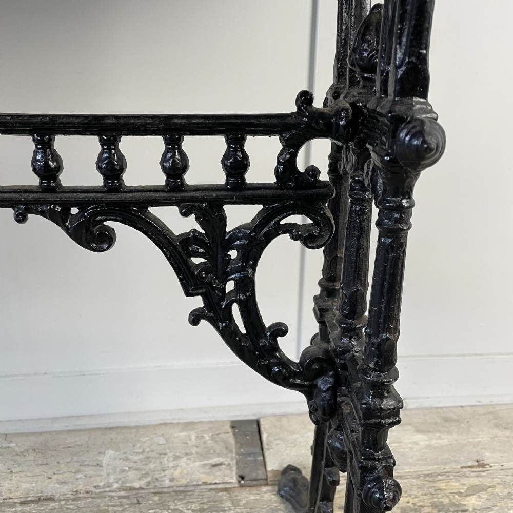 Victorian Mahogany Console Table View IX