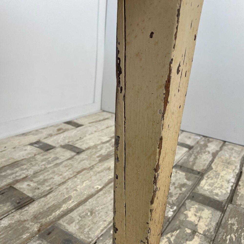 Victorian Pine Painted Kitchen Table View XII