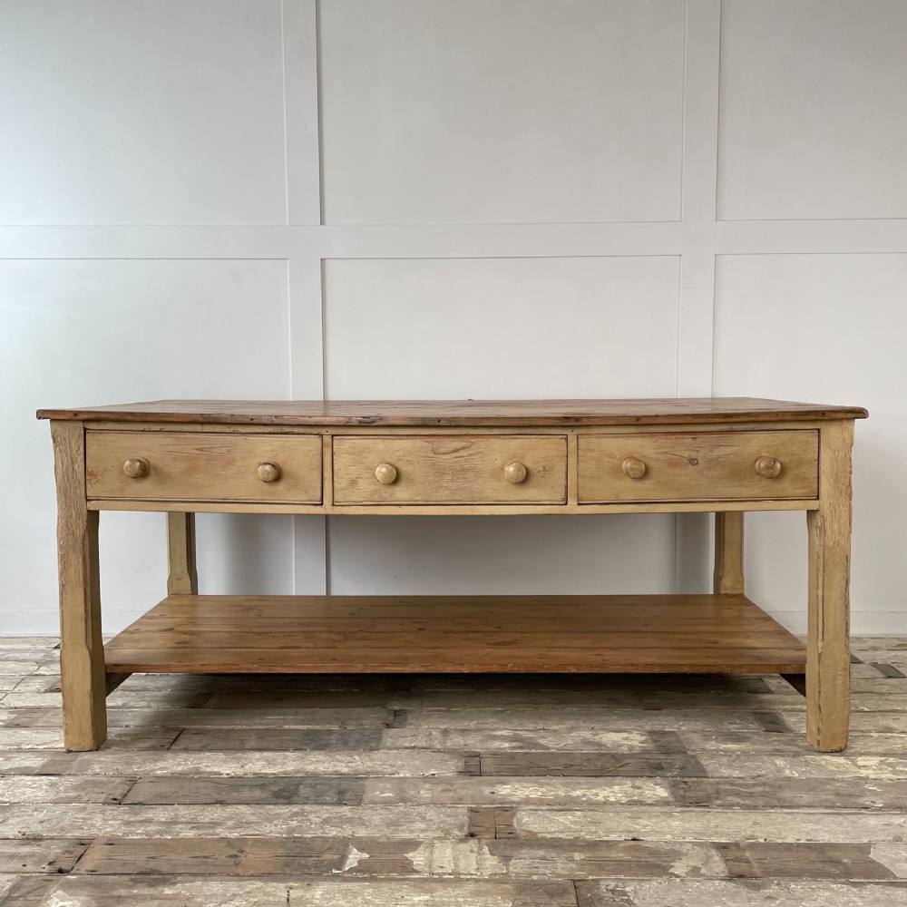 Early Victorian Pine Prep Table