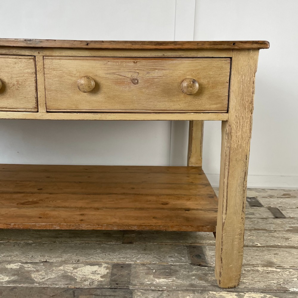 Early Victorian Pine Prep Table View II