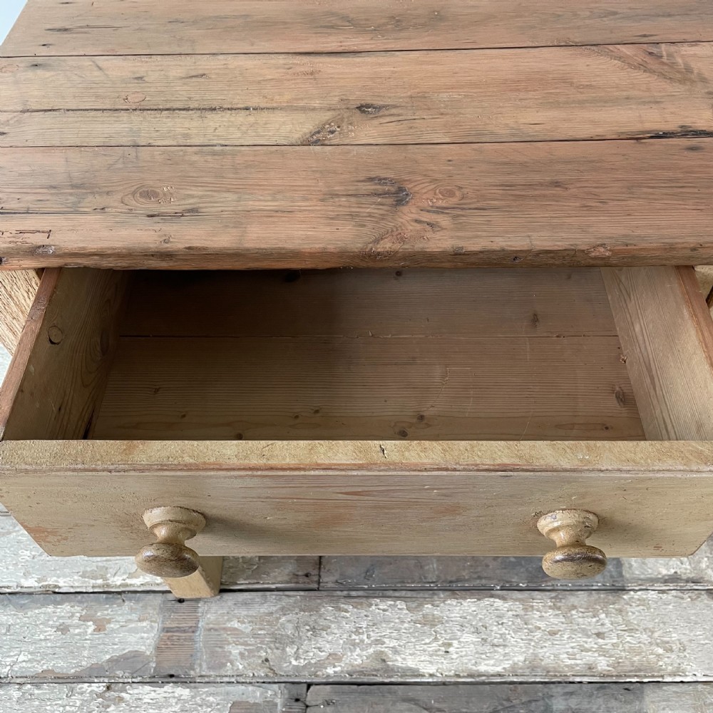 Early Victorian Pine Prep Table View VII