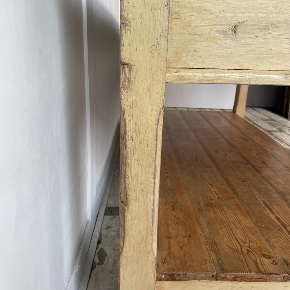 Early Victorian Pine Prep Table View IX