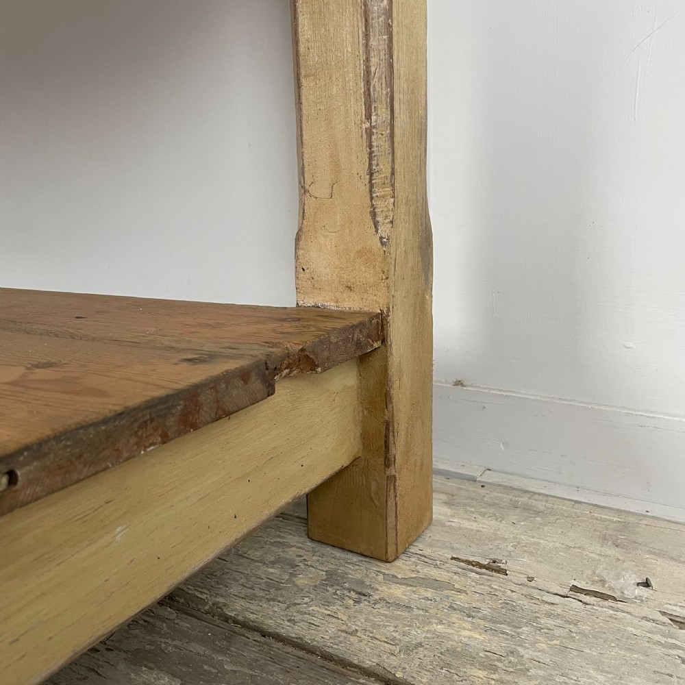 Early Victorian Pine Prep Table View XI