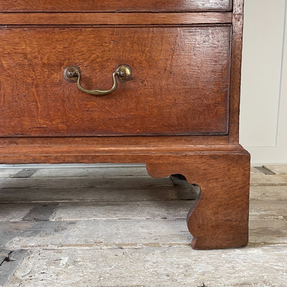 18th C. Oak Chest on Chest of Drawers View IV