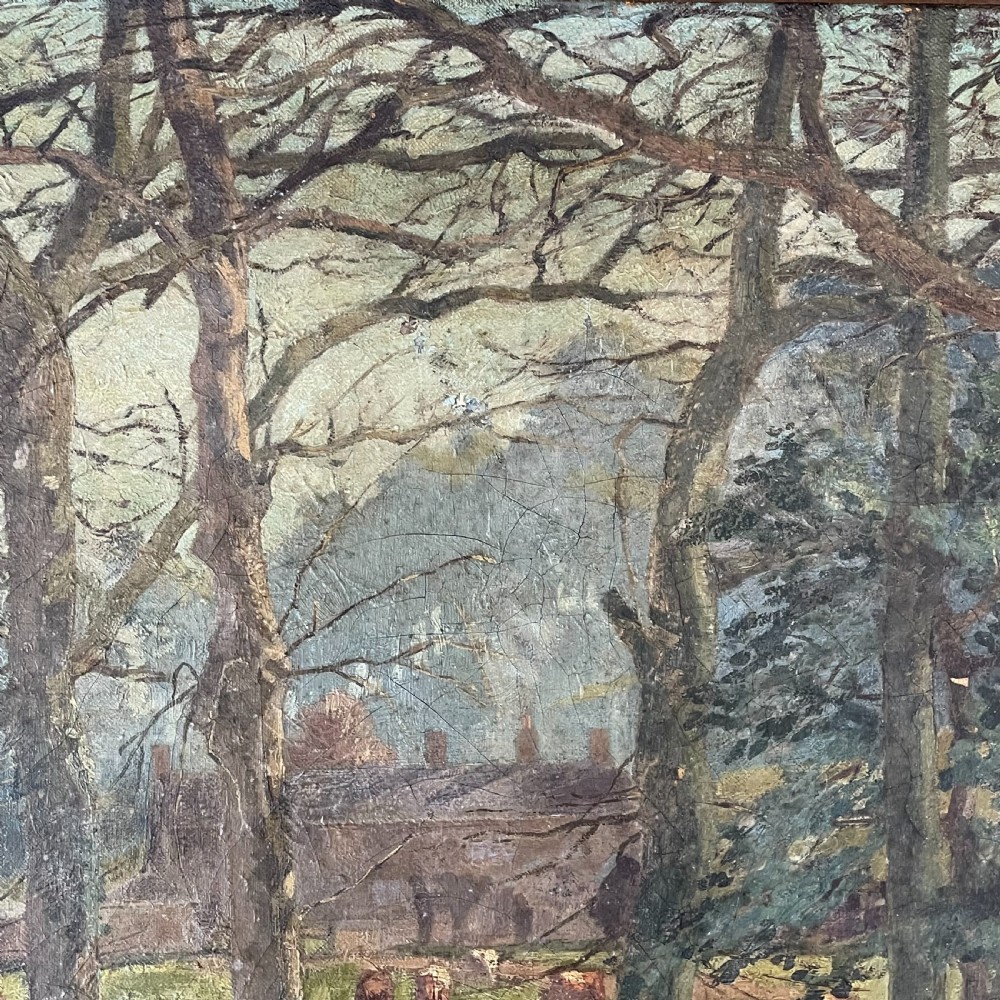 Oil on Canvas - Signed and Dated Hering 1909 View IV