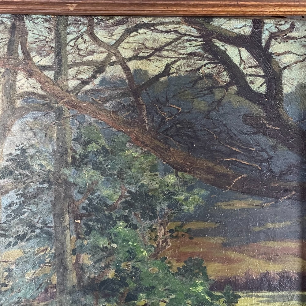 Oil on Canvas - Signed and Dated Hering 1909 View VI