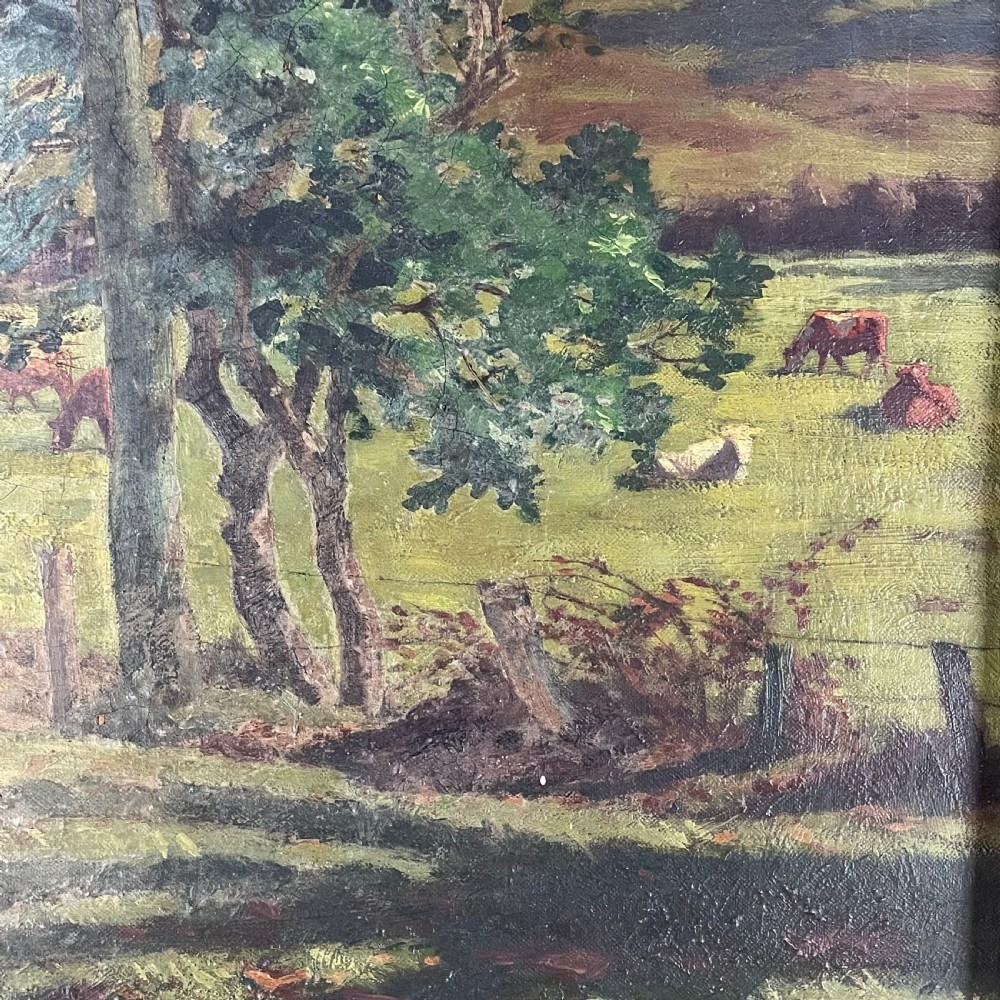 Oil on Canvas - Signed and Dated Hering 1909 View VII