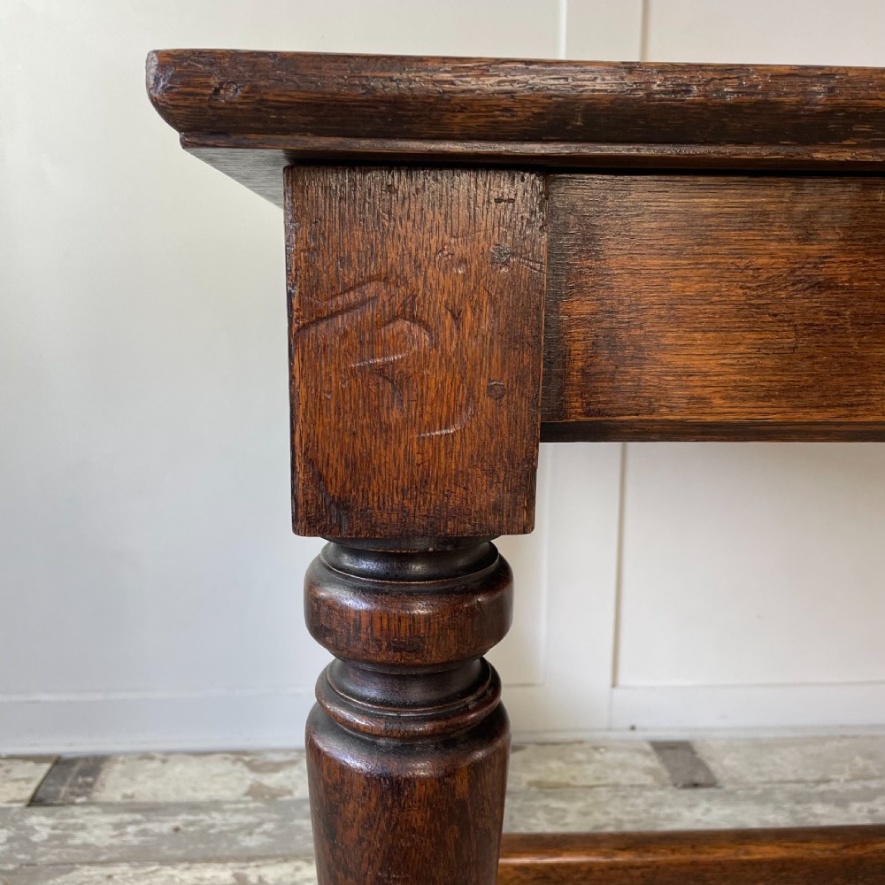 Early 20th C. Oak Refectory Table View IV