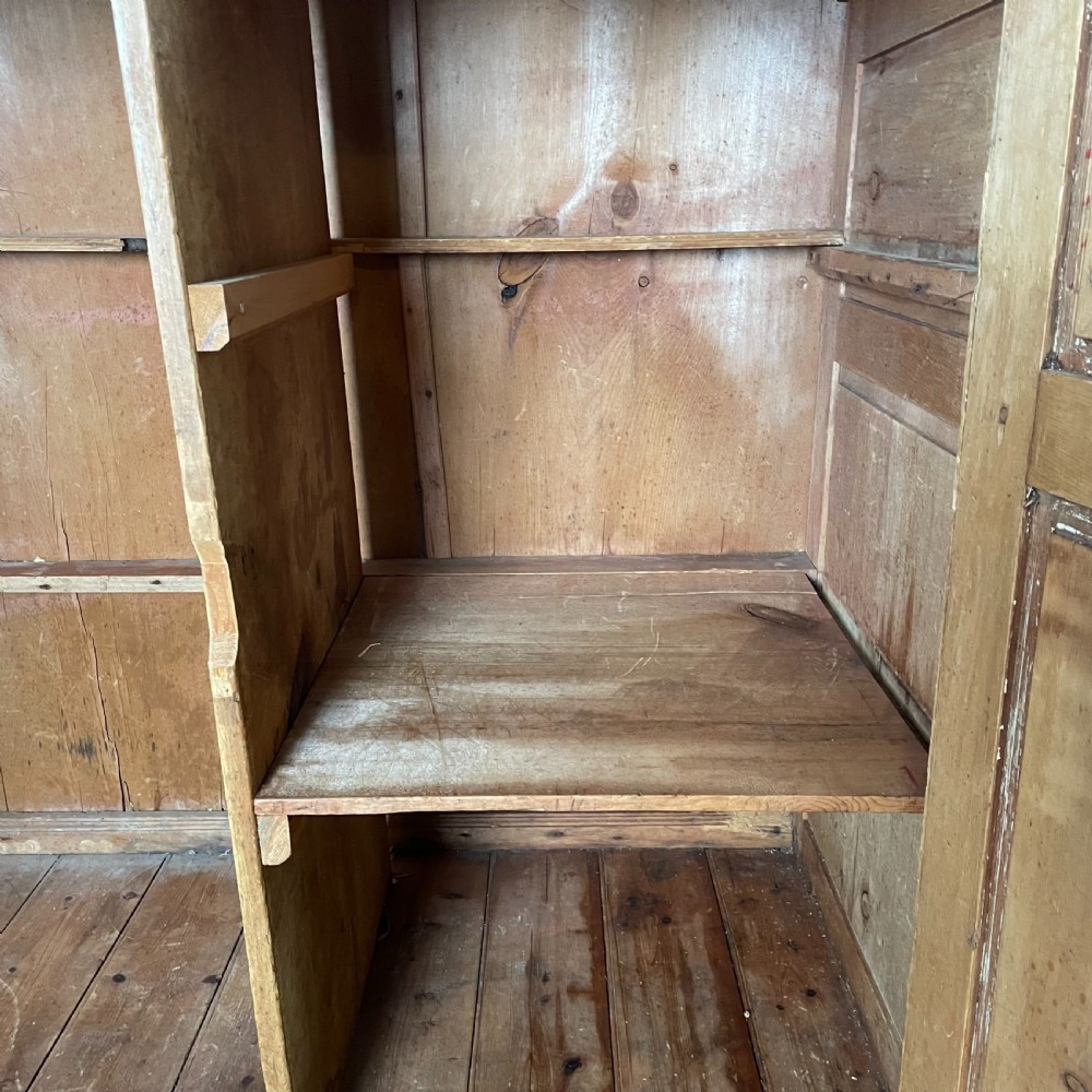 Large Victorian Pine Cupboard View IV