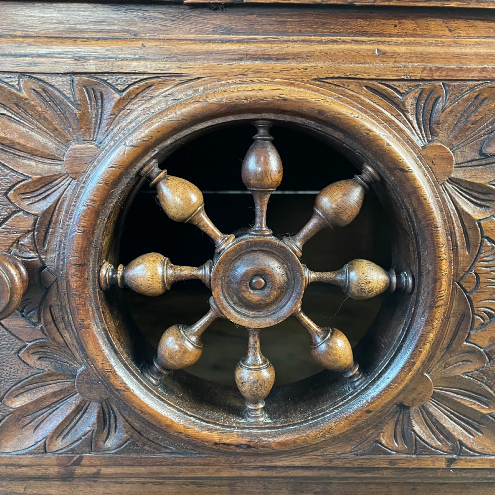 French Oak and Marble Pot Cupboard C.1900 View V