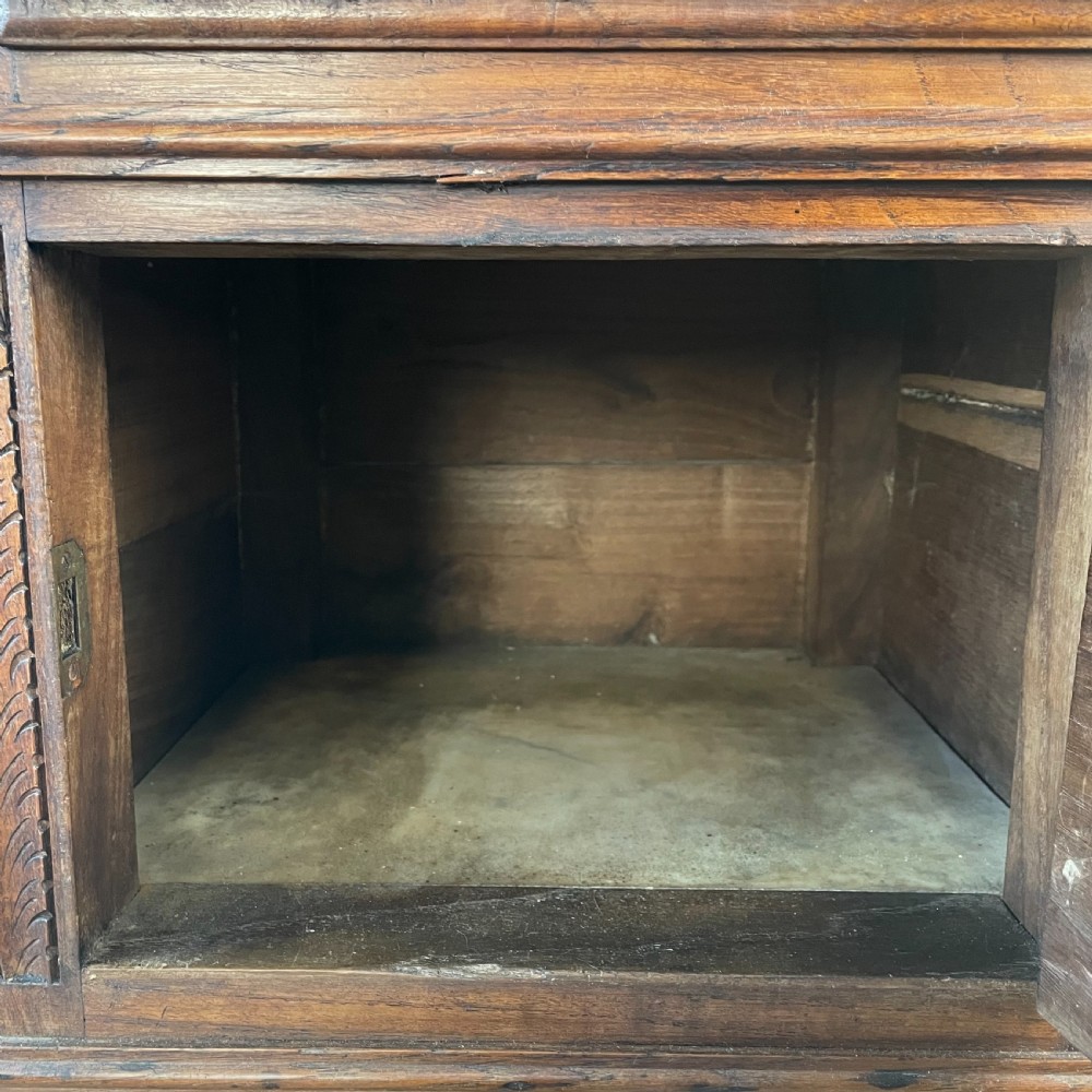 French Oak and Marble Pot Cupboard C.1900 View VII