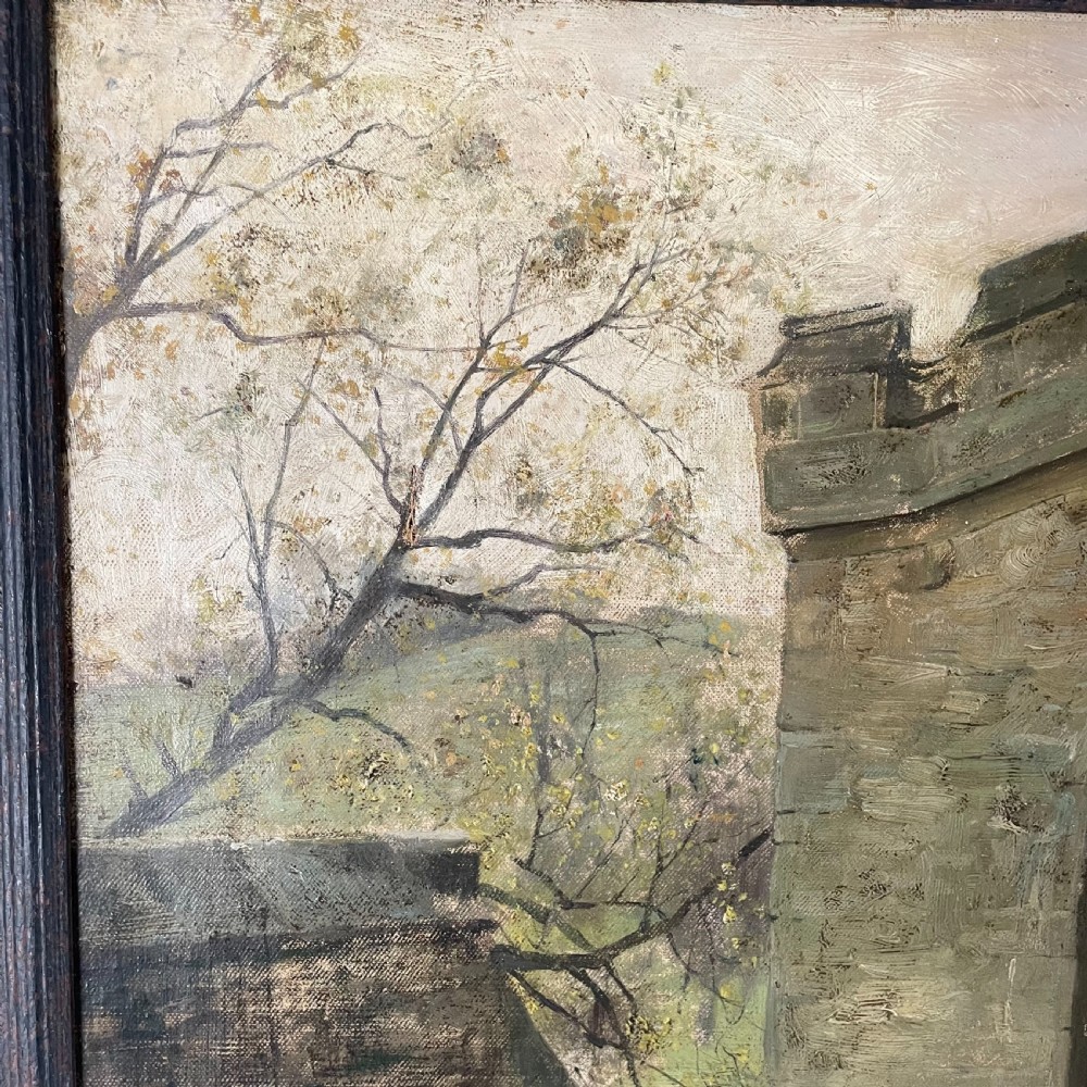 Walter Dendy Sadler - Oil on Canvas - Haddon Hall 1885 View IV