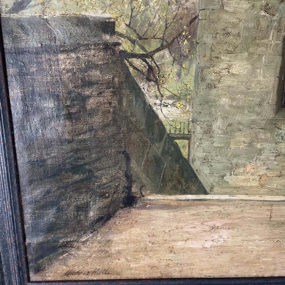 Walter Dendy Sadler - Oil on Canvas - Haddon Hall 1885 View V