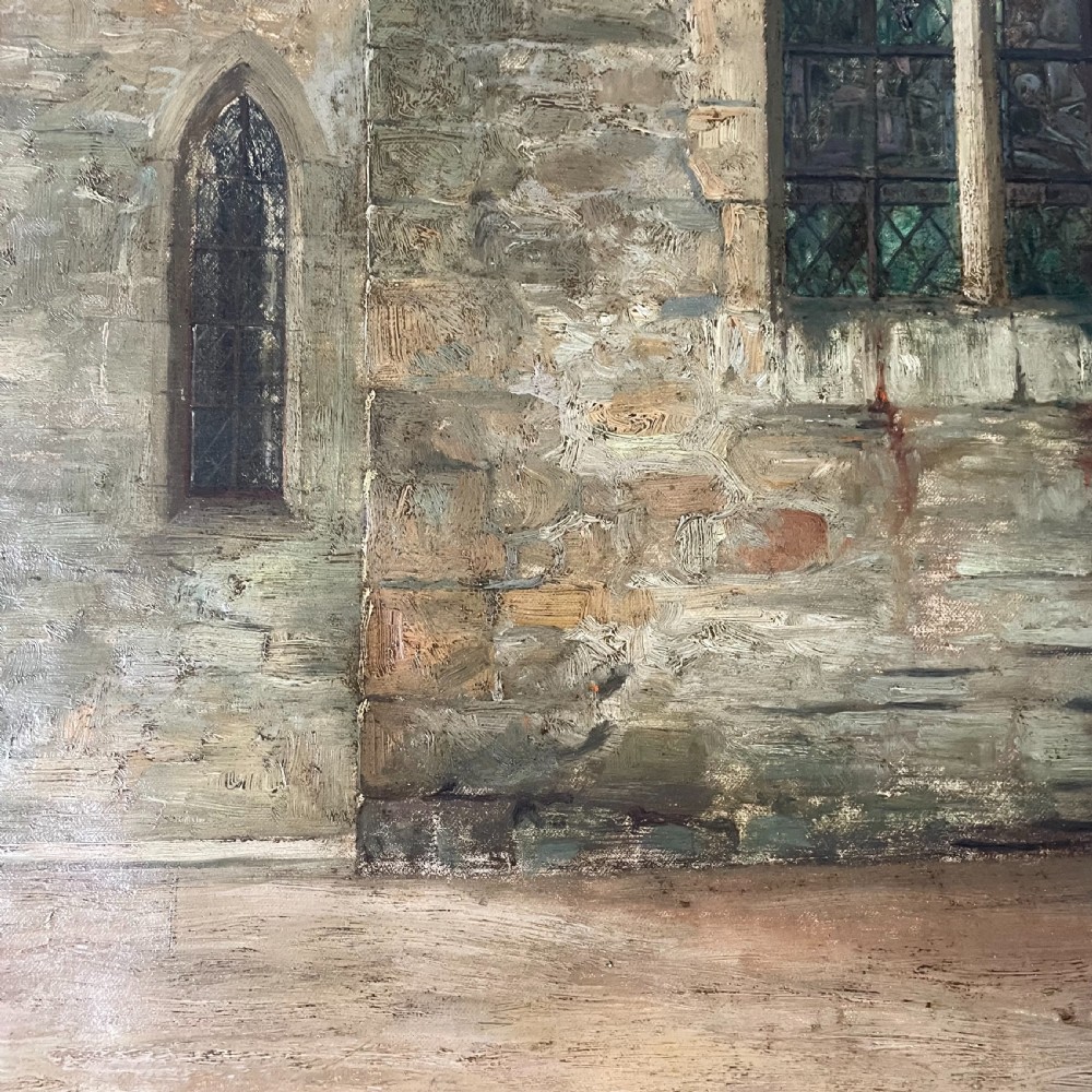 Walter Dendy Sadler - Oil on Canvas - Haddon Hall 1885 View IX