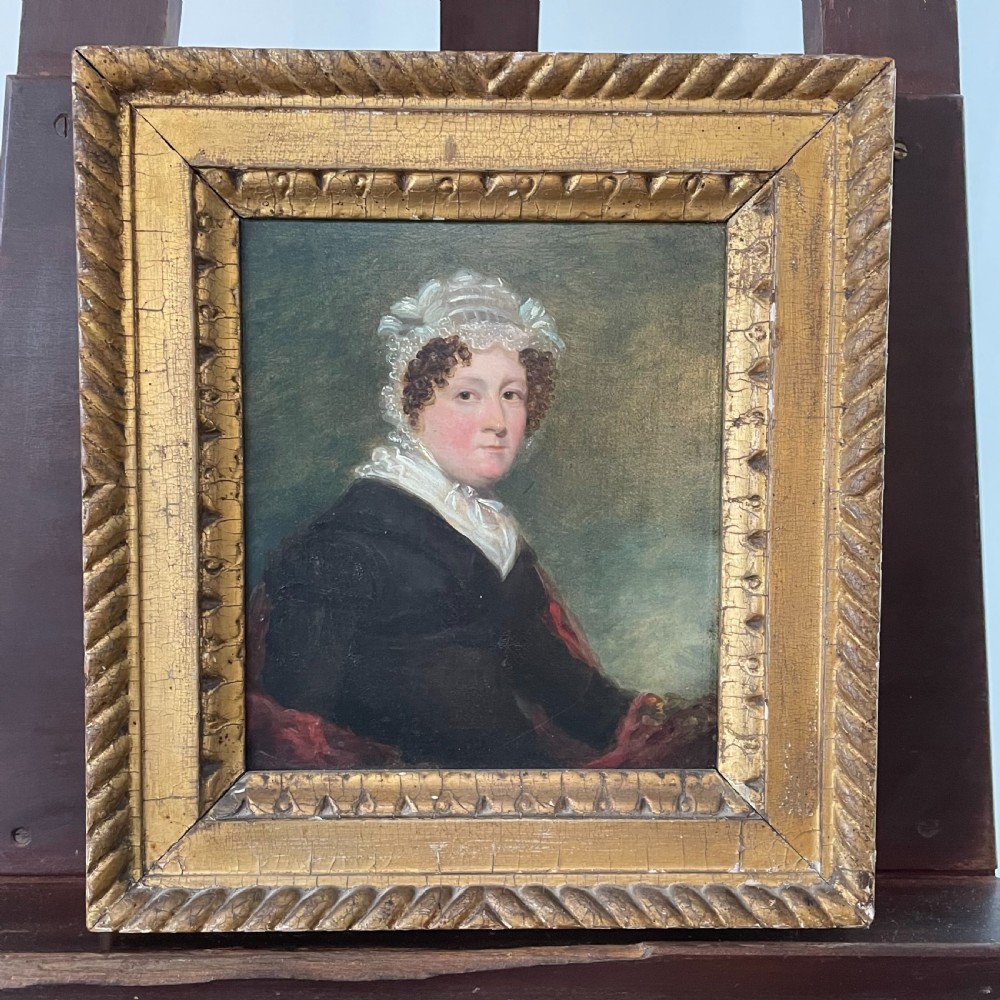 Georgian Portrait, Oil on Board