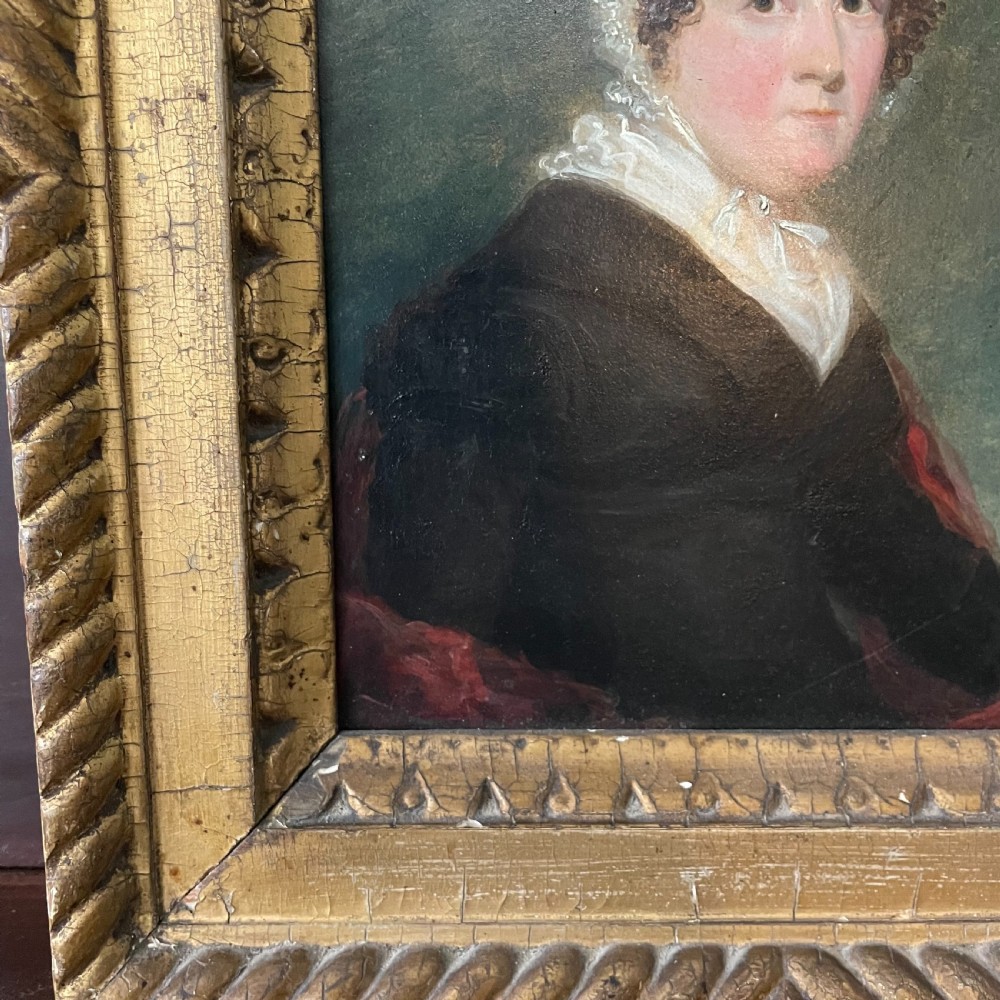 Georgian Portrait, Oil on Board View III