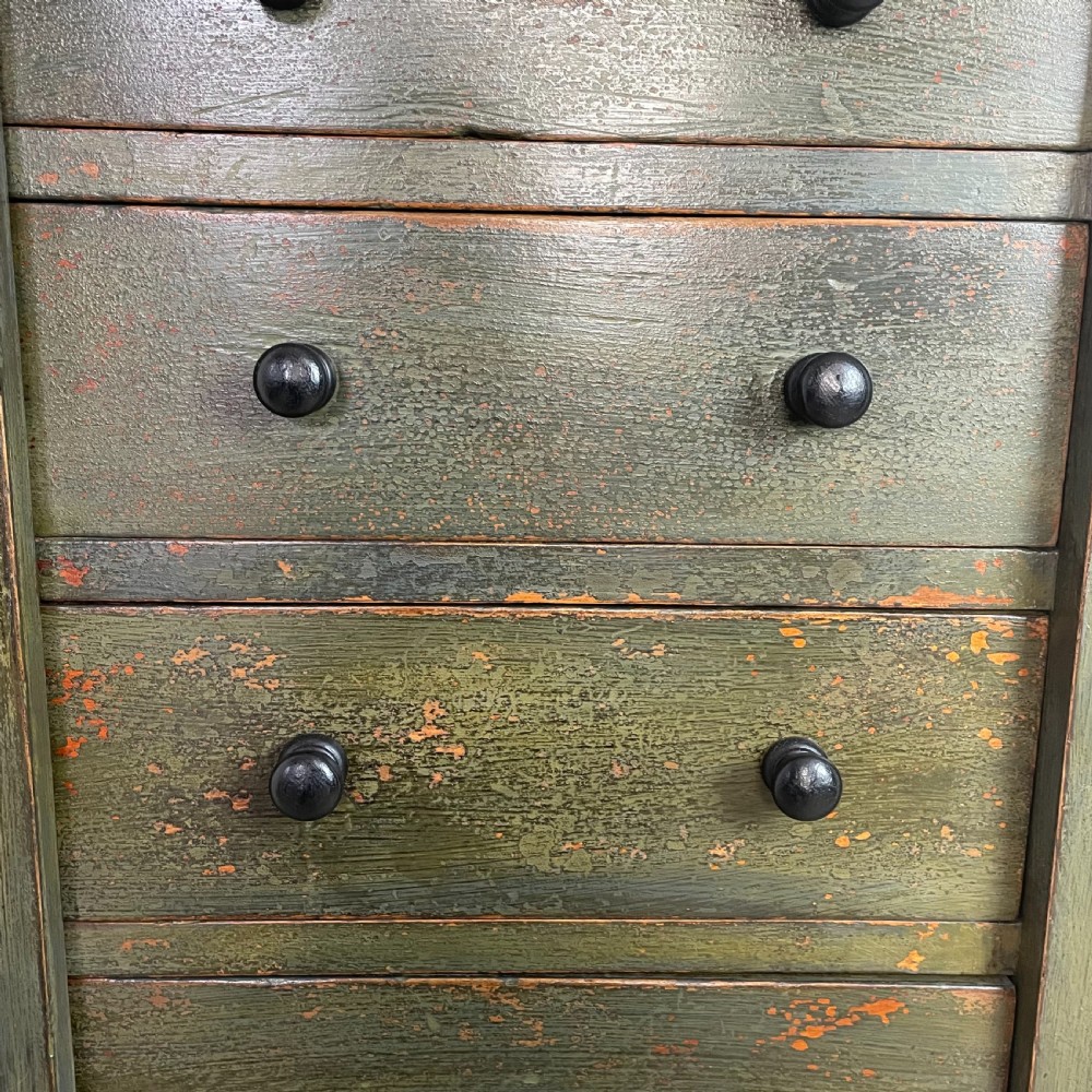 Victorian Wellington Chest of Drawers View III