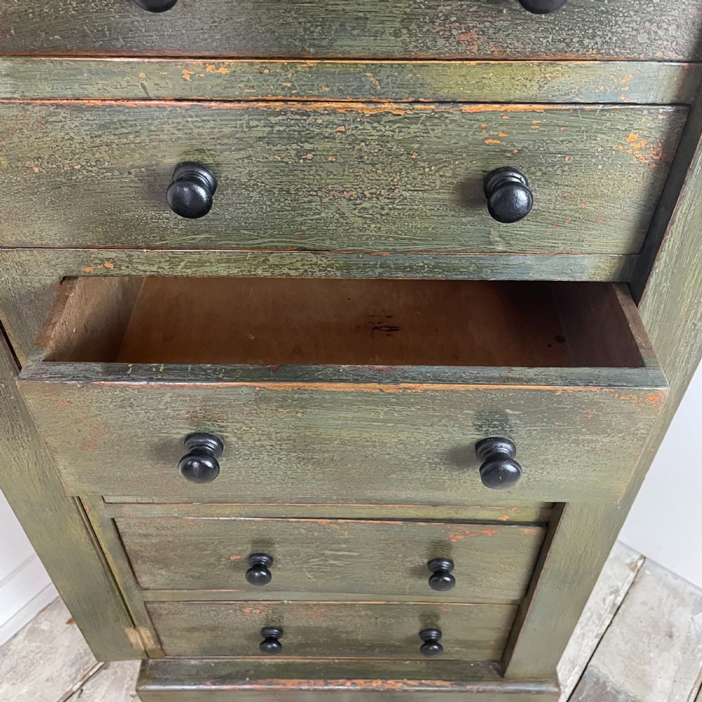 Victorian Wellington Chest of Drawers View VIII