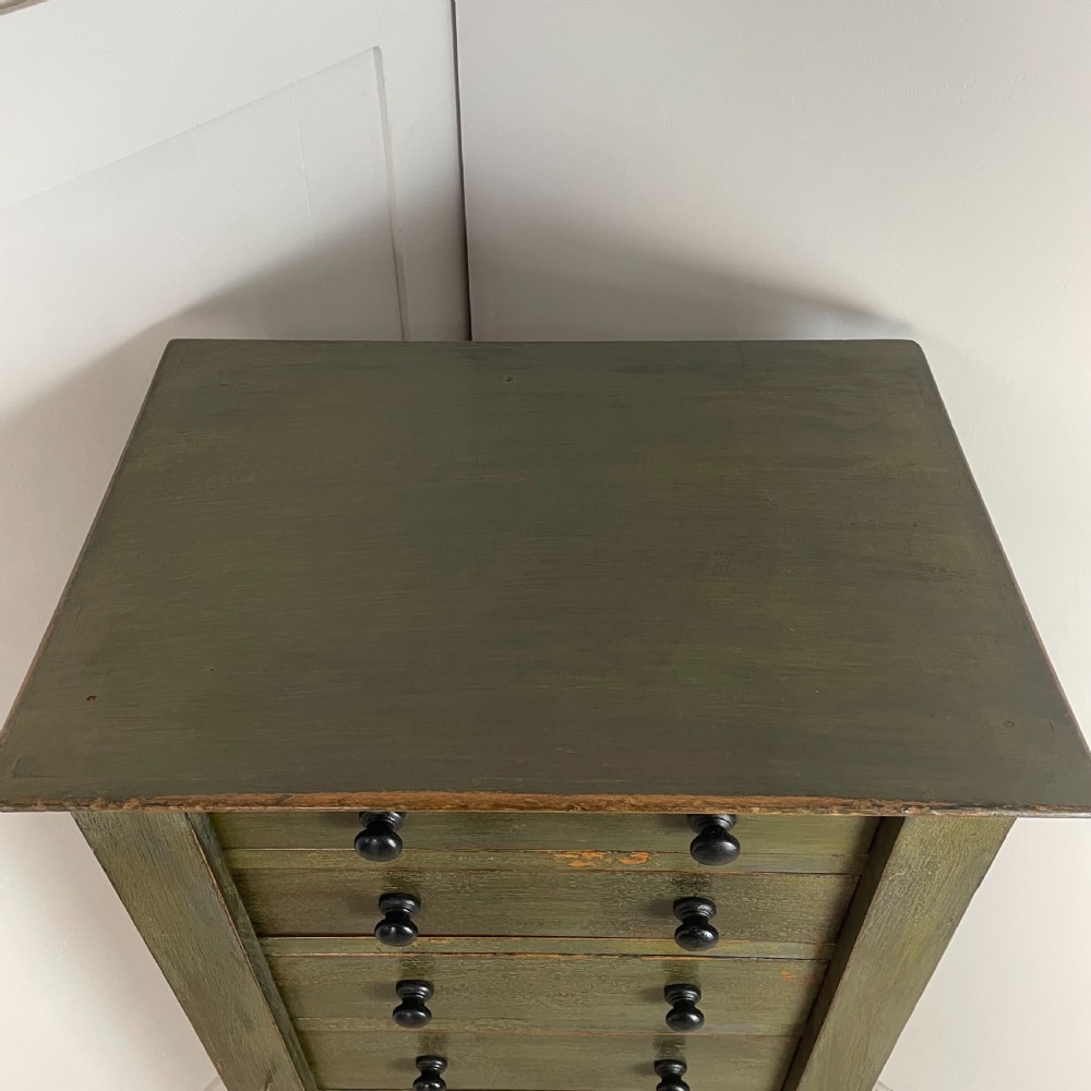 Victorian Wellington Chest of Drawers View X