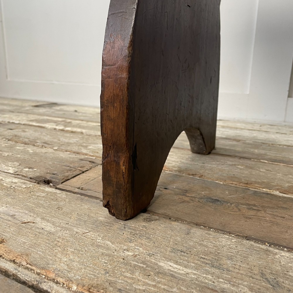 Early 20th C. Pitch Pine Bench View XIII