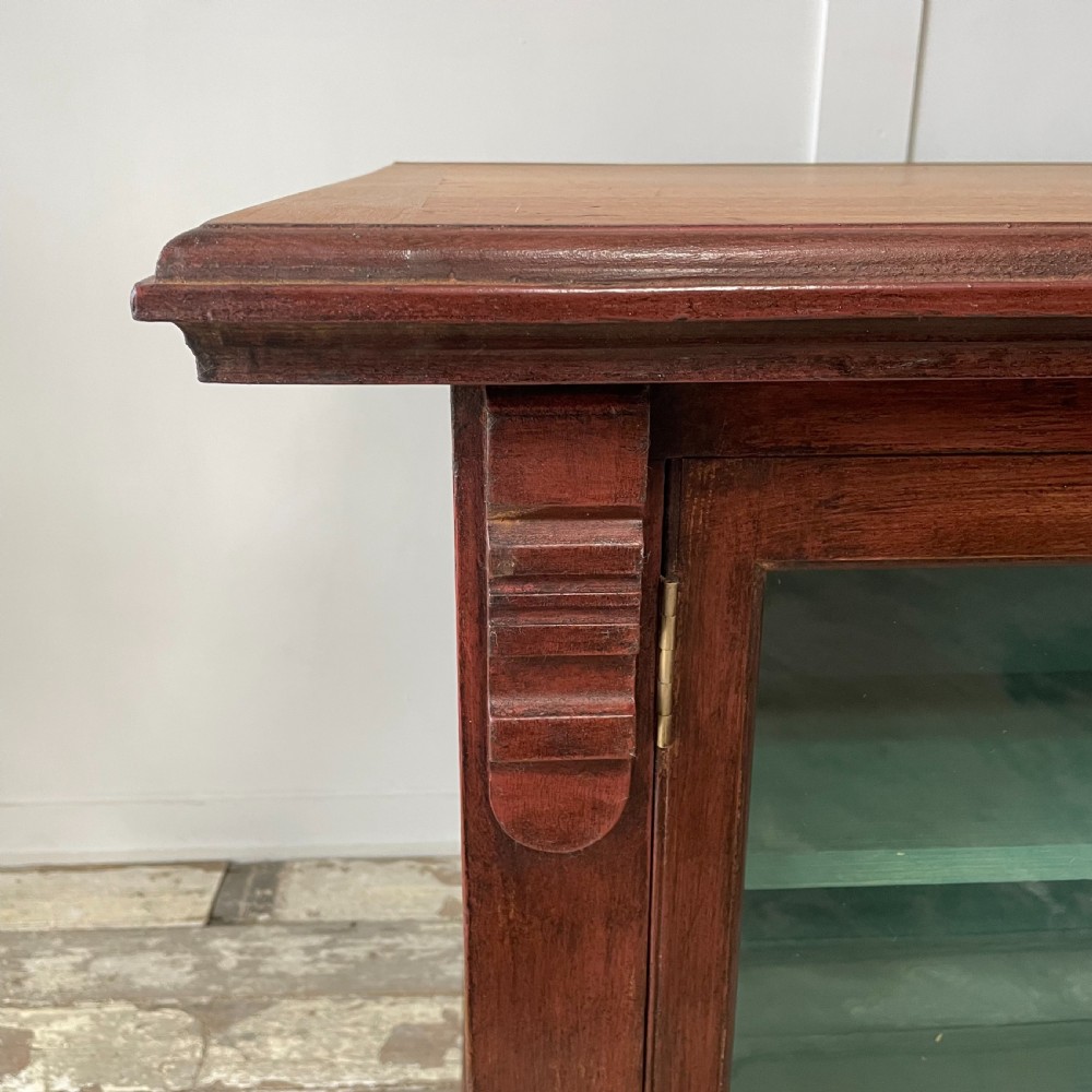 Victorian Mahogany Haberdashery Shop Counter View X