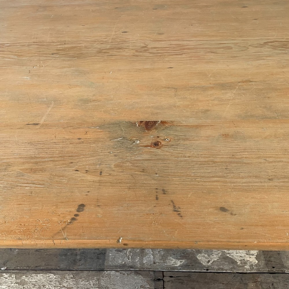 19th C. Pine Dining Table - 10ft View XII