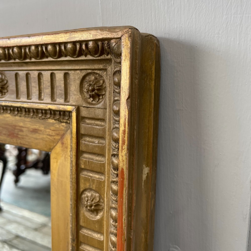 19th C. Gilt Wall Mirror View VI