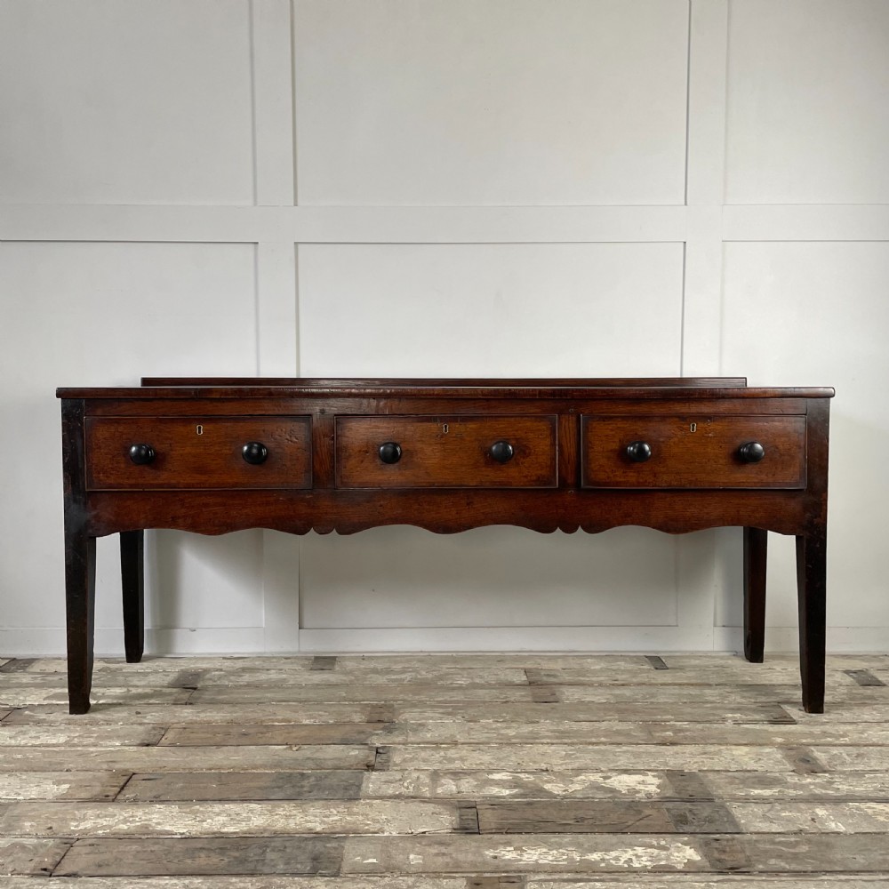 18th C. Oak Dresser Base