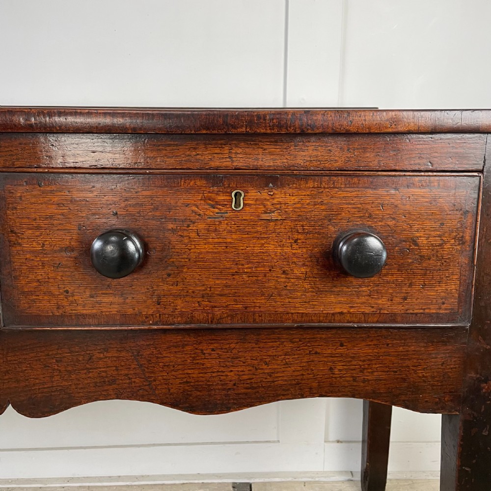 18th C. Oak Dresser Base View V