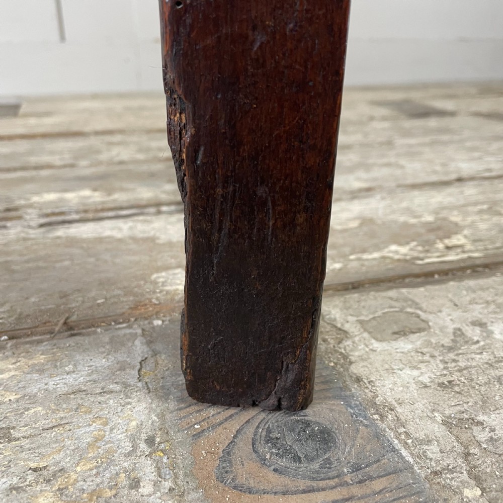 18th C. Oak Dresser Base View XII