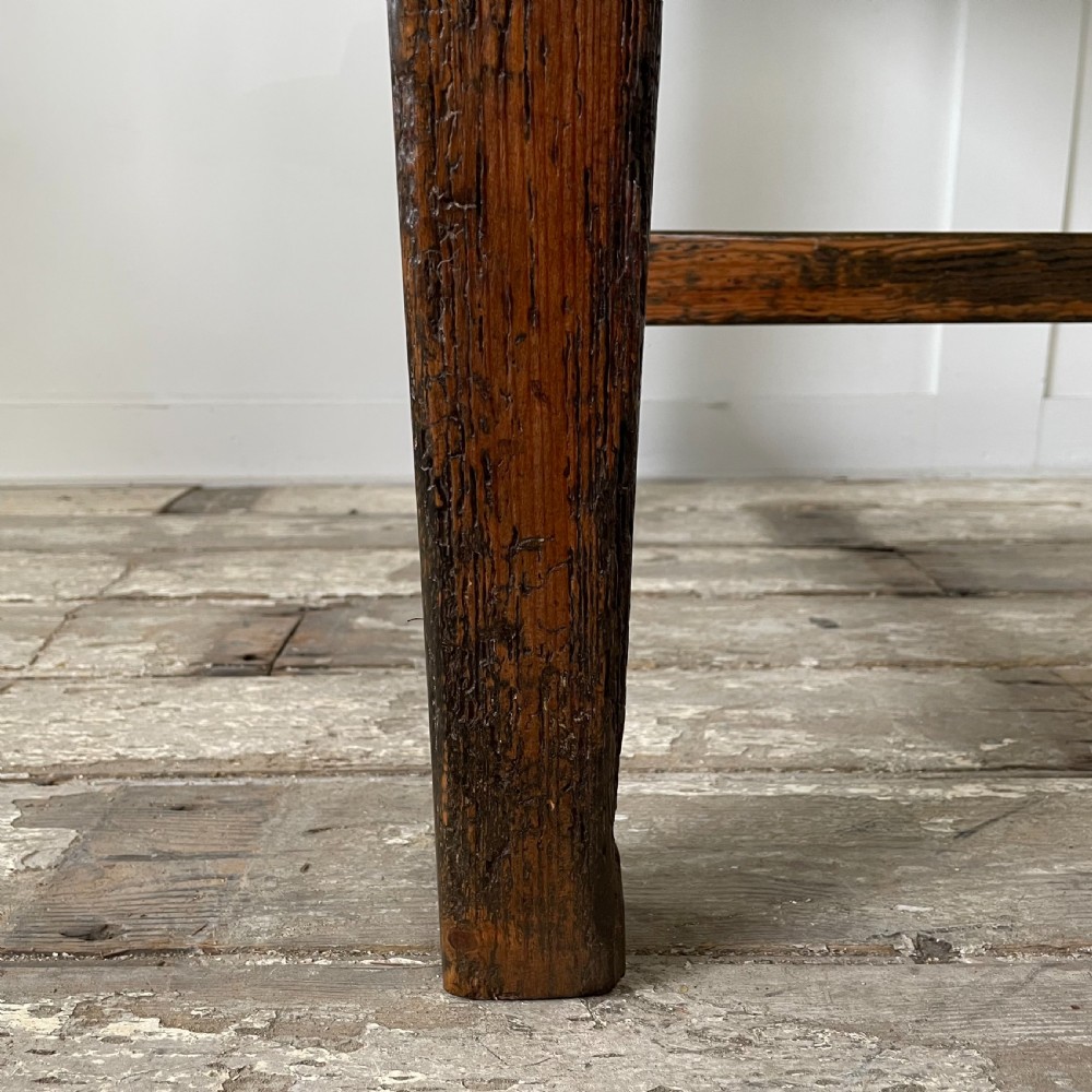 18th C. Elm Tavern Table View VII