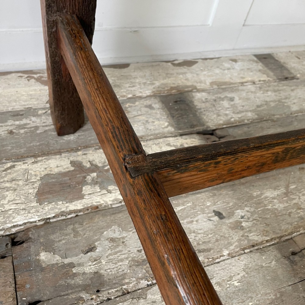 18th C. Elm Tavern Table View VIII