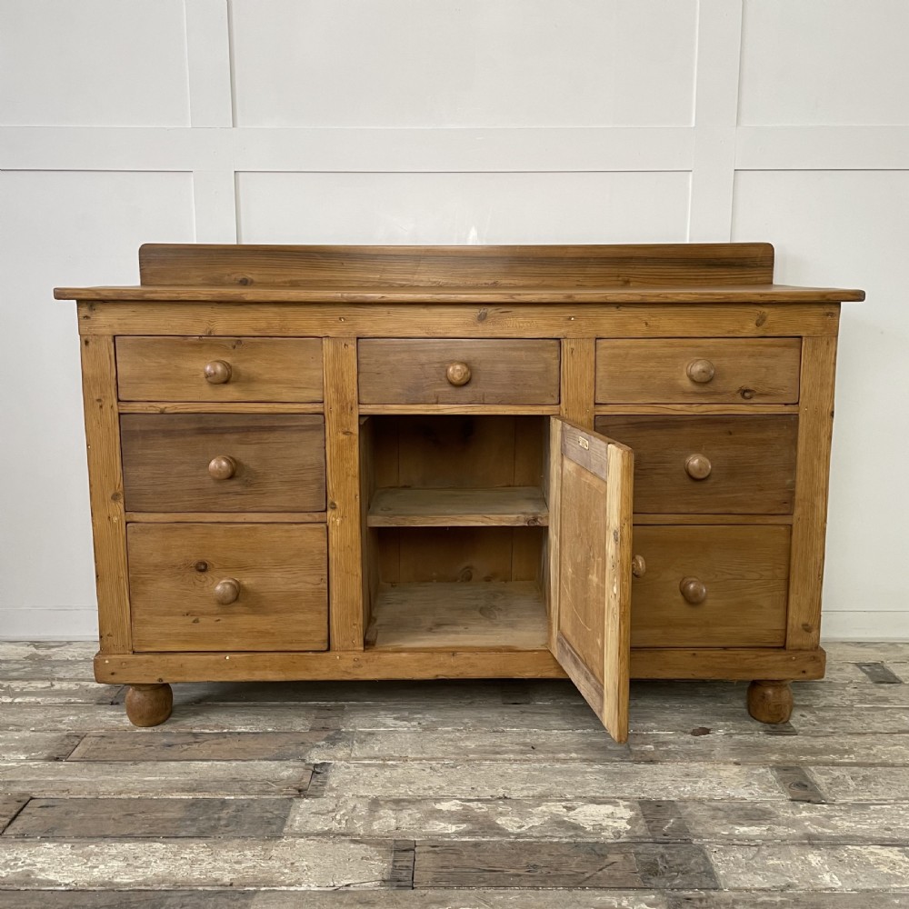 Victorian Pine Kitchen Sideboard View II