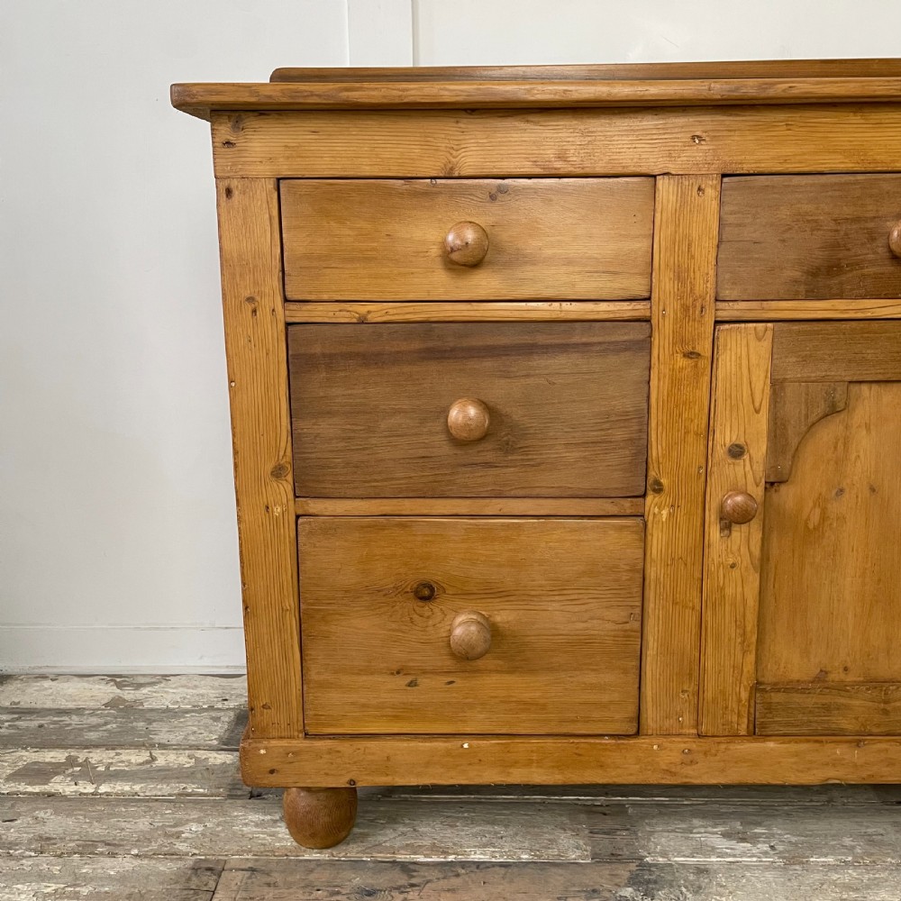 Victorian Pine Kitchen Sideboard View III